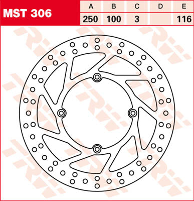 Rotor TRW TRW MST306 MST306