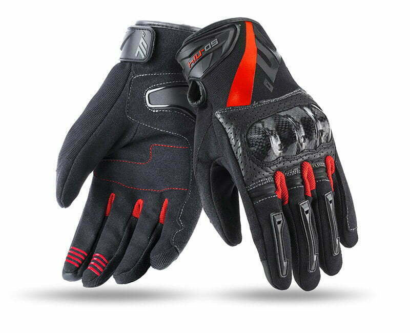 Setenta Guantes MC SD-N14 Negro /Rojo