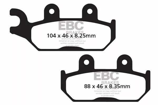 EBC Brake Tad Carbon TT DIRT FA645TT