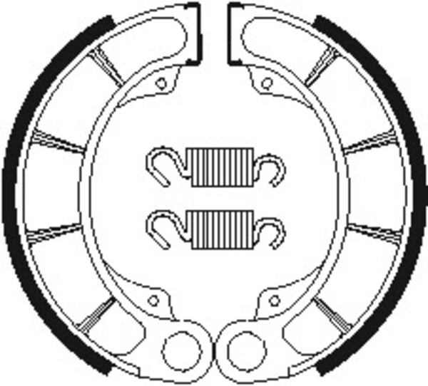 Tecnium ATV Zapatos de freno orgánico - BA207 1022321