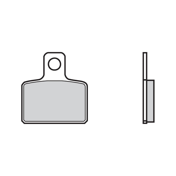 Paderas de freno de cerámica de carbono de la calle Brembo - 07GR4804 07GR4804