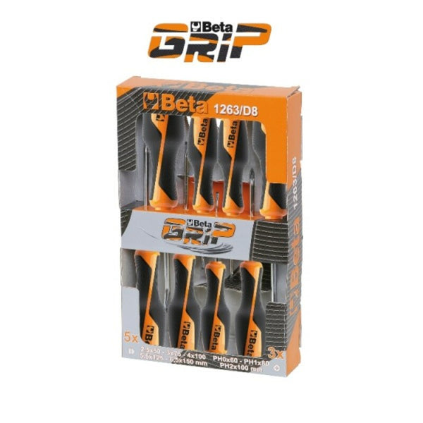 Beta set of 8 screwdrivers 012630008