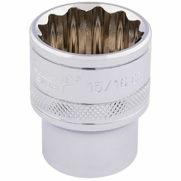 Draper 1/2 '' Sockets de unidad 12 puntos 15/16 '' 33724.0
