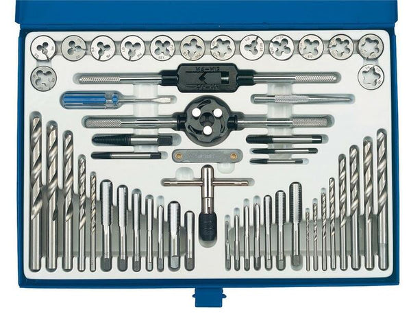 Draper Tap & Dies Establezca pulgadas y métricas 52pcs 79204.0