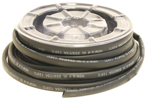 Bihr roll with shrink tube black Ø6.4 mm - 12 meters - A0016423