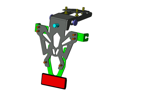 V PARTS License Plate Holder Black Honda CB650F C8-SPH024 