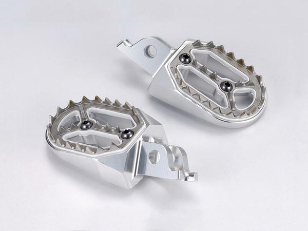 Bihr Evolution Footpegs Silver Kawasaki KX250F/450fl13As-201s