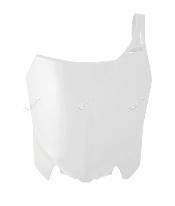 Racetech Front Number Plate White Honda CRF250R/450R R-TBCRFBN0013