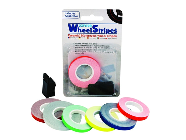 Oxford Wheel Stripes Blanco reflectante 7 mm x 6m de 619