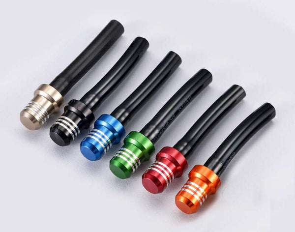 Válvula de tanque de gas de arte de aluminio verde ASGT-17-verde