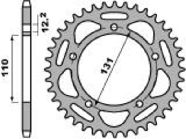 PBR Ultra -luz de aluminio dura rocía trasera dura 4586 - 520 4586 44 LD