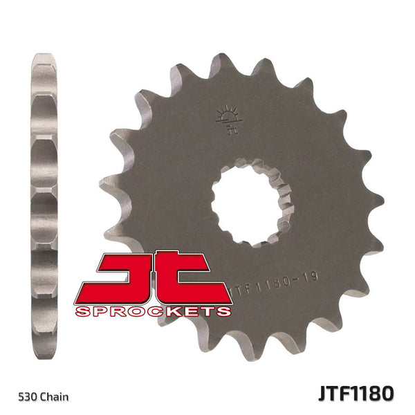 Sprocket delantero estándar de acero de JT Sprock 1180 - 530 JTF1180.18
