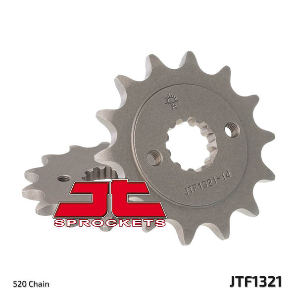 Sprocket delantero estándar de acero de JT Sprock 1321 - 520 JTF1321.14