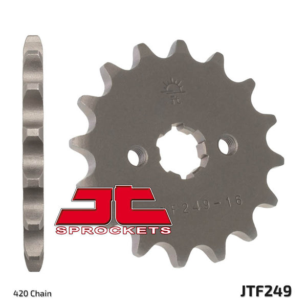 Sprocket delantero estándar de acero de JT Sprock 249 - 420 JTF249.14