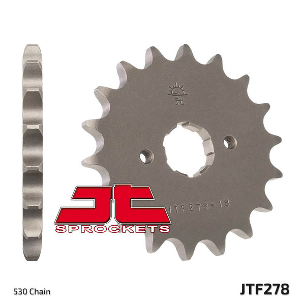 Sprocket frontal estándar de acero de JT Sprock 278 - 530 JTF278.17