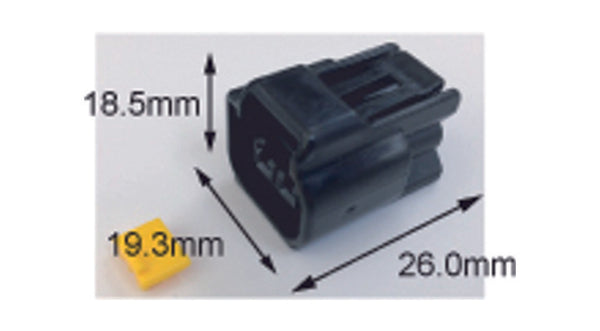 Tourmax impermeable conector femenino 090 (FRW) -2-pole-ETP-58