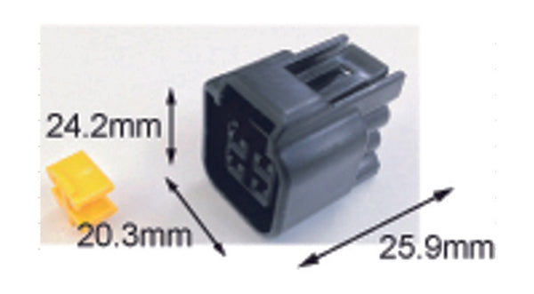 Tourmax impermeable conector femenino 090 (FRW) -4-pole-ETP-60
