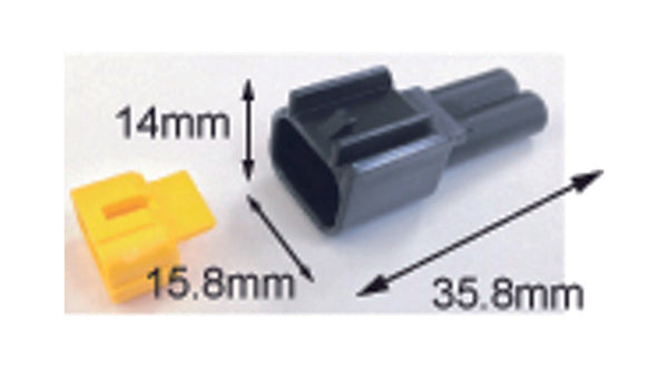 Tourmax impermeable conector masculino 090 (FRW) -2-pole-ETP-57