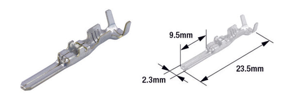 Tourmax male terminal pin type 090 (FRS & FRSH)-Brass-50-Pack-ETP-42