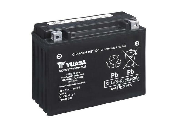 Yuasa mantenimiento -batería con paquete ácido -YTX24HL -B