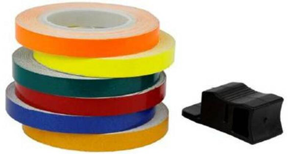 V Piezas de calcomanía de llanta - 6 m x 7 mm - blanco - P9C990081B