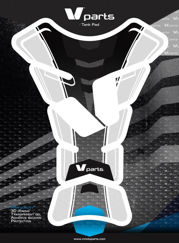 V Parts Tank Pad Black Universal Racer