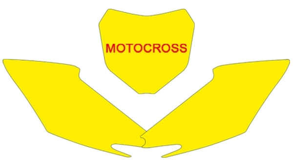 Pegatizas de placa Blackbird Honda CRF250R/450R 3138/000005