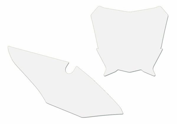 Pegatinas de placa Blackbird White Honda CRF450R 3141/000005