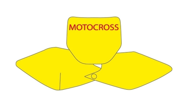 Pegatizas de placa Blackbird Kawasaki Kawasaki KX250F/450F 3417/000005