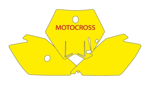 Pegatinas de placa Blackbird Blue KTM SX85 3512/000007