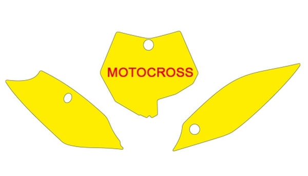 Pegatinas de placa Blackbird Blue KTM SX85 3520/000007