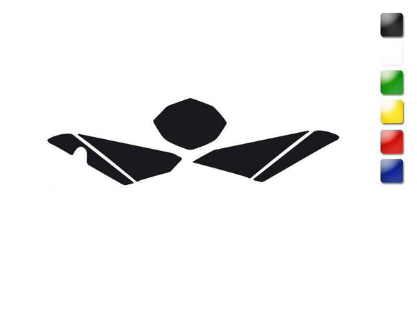 Pegatizas de placa Blackbird Black TM 3617/000006