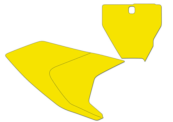 Placa de matrícula de Blackbird amarillo Husqvarna TC/FC 3626/000004