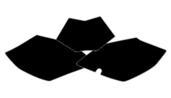 Pegatinas de placa Blackbird Black Beta RR 3B02/000006