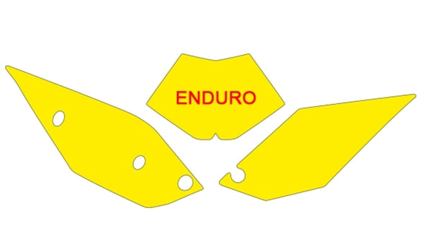 Pegatinas de placa Blackbird Black Beta RR 3B03/000006