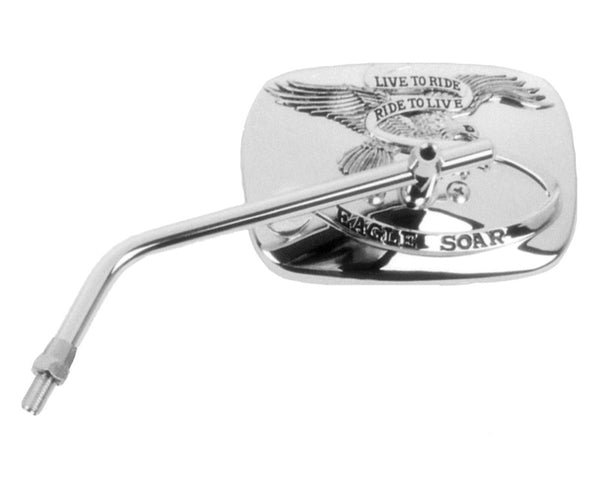 V Partes Eagle Spirit Mirror Universal - Chrome (1pc) E341