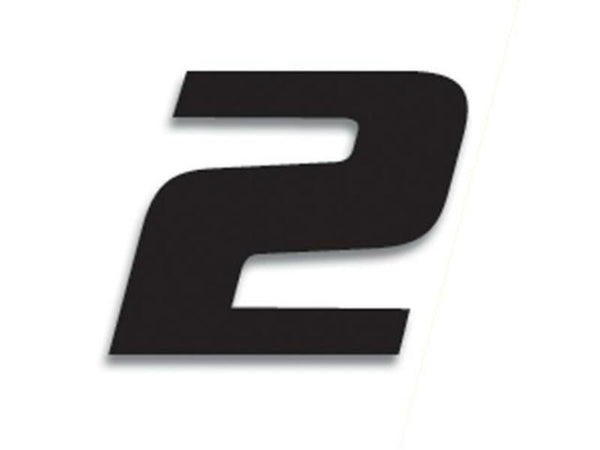 Blackbird Race Número 2 20x25cm Negro 5049/20/2