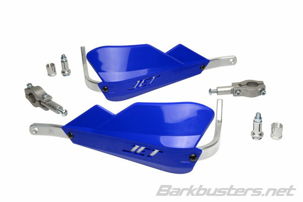 Barkbusters Jet Handguard de dos puntos Montaje recto Ø22 mm Blue Jet-001-00-bu