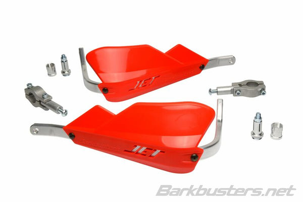 Barkbusters Jet Handguard de dos puntos Montaje recto Ø22 mm Red Jet-001-00 Rd