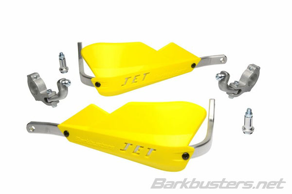Barkbusters Jet Handguard Set Two Point Mount Tapered Yellow Jet-002-02-Ye
