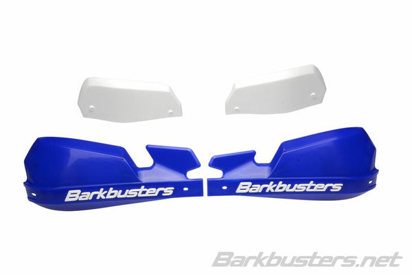 Barkbusters VPS MX Handguard Set de plástico solo deflector azul/blanco VPS-003-01-BU