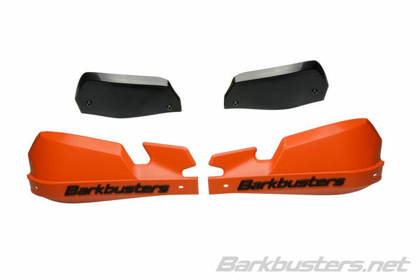 Barkbusters VPS MX Handguard Set de plástico solo de color naranja/negro Deflector VPS-003-01-OR