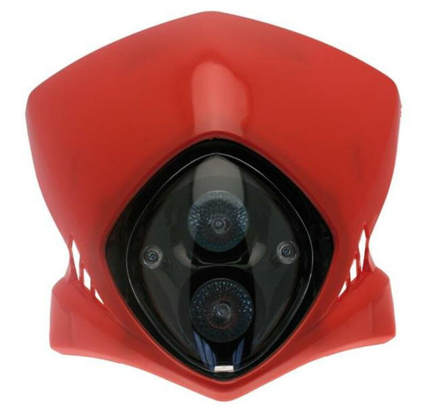 Bihr Viper Headlight Redym-3241-Red