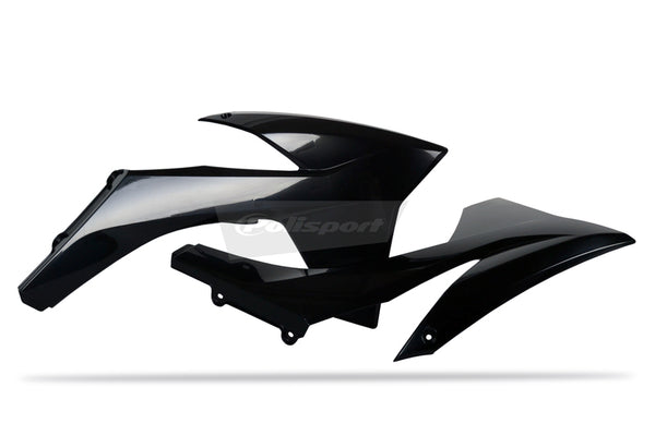 El radiador de la policía cubre negro KTM 8417400003