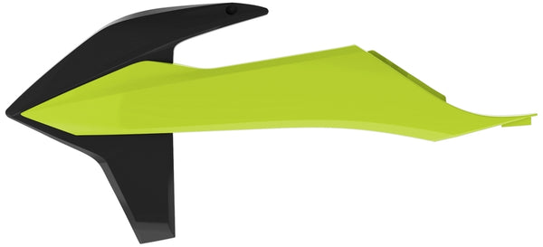 El radiador de la policía cubre negro/neón amarillo KTM SX/SX-F 8422100005