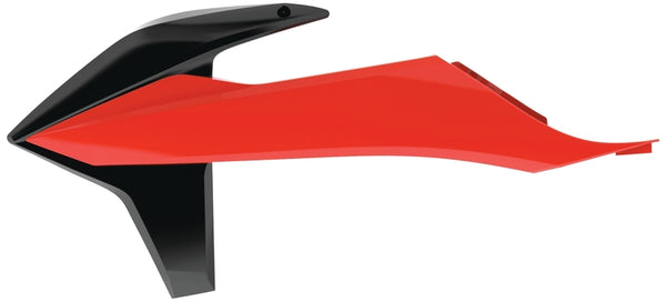 El radiador de la policía cubre Black/Neon Orange KTM SX/SX-F 84221007