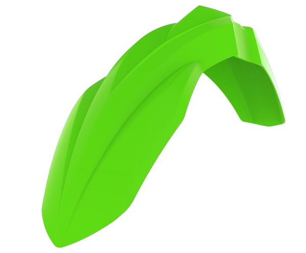 Policero Puerto Front Fender Lime Green Kawasaki KX125/250 85745006