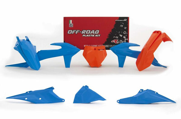 Kit de plástico Racetech Blue/Orange KTM SX/SX-F R-KITKTM-CL0-599