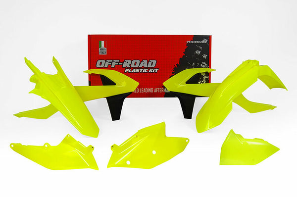 Racetech Plastic Kit Neon Yellow KTM EXC/EXC-F R-KITTM-GF0-517