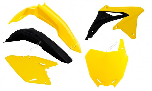 Racetech Kit de plástico OEM Color (14-16) amarillo/negro Suzuki RM-Z450 R-KITRMZ-OEM-508